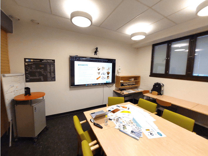 Pajulahti classroom sustainability recycling camp Lahti Finland