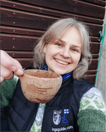 Inga Blomqvist Lahti opas Salpausselkä geopark